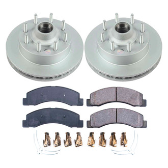 PowerStop® - Z17 Evolution Geomet® Plain Front Brake Kit