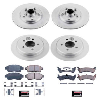 PowerStop® - Z17 Evolution Geomet® Plain Brake Kit