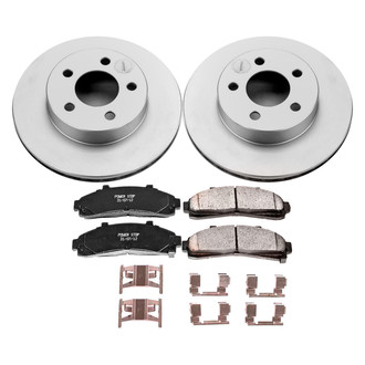 PowerStop® - Z17 Evolution Geomet® Plain Front Brake Kit