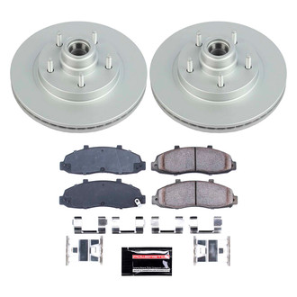 PowerStop® - Z17 Evolution Geomet® Plain Front Brake Kit