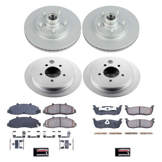 PowerStop® - Z17 Evolution Geomet® Plain Brake Kit