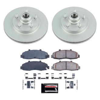 PowerStop® - Z17 Evolution Geomet® Plain Front Brake Kit