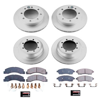 PowerStop® - Z17 Evolution Geomet® Plain Front and Rear Brake Kit
