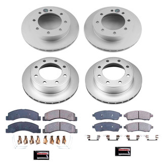 PowerStop® - Z17 Evolution Geomet® Plain Front and Rear Brake Kit
