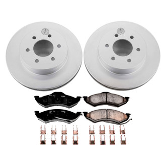 PowerStop® - Z17 Evolution Geomet® Plain Front Brake Kit