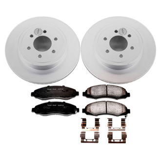 PowerStop® - Z17 Evolution Geomet® Plain Front Brake Kit