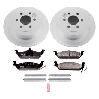 PowerStop® - Z17 Evolution Geomet® Plain Rear Brake Kit