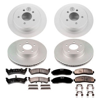 PowerStop® - Z17 Evolution Geomet® Plain Front and Rear Brake Kit