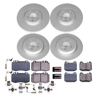 PowerStop® - Z17 Evolution Geomet® Plain Front and Rear Brake Kit