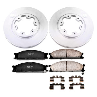 PowerStop® - Z17 Evolution Geomet® Plain Front Brake Kit
