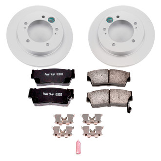 PowerStop® - Z17 Evolution Geomet® Plain Front Brake Kit