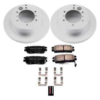 PowerStop® - Z17 Evolution Geomet® Plain Rear Brake Kit