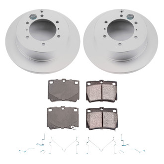 PowerStop® - Z17 Evolution Geomet® Plain Rear Brake Kit