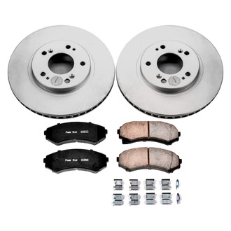PowerStop® - Z17 Evolution Geomet® Plain Front Brake Kit