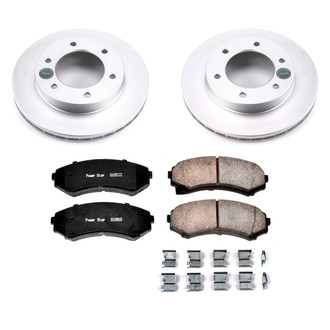 PowerStop® - Z17 Evolution Geomet® Plain Front Brake Kit