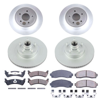 PowerStop® - Z17 Evolution Geomet® Plain Front and Rear Brake Kit