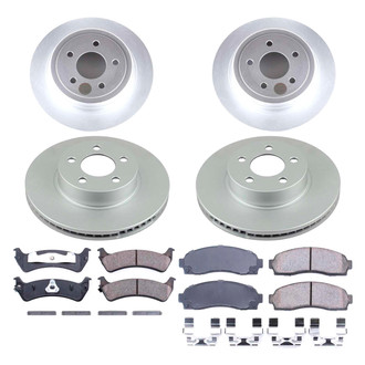 PowerStop® - Z17 Evolution Geomet® Plain Front and Rear Brake Kit