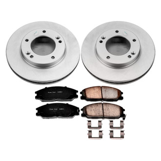 PowerStop® - Z17 Evolution Geomet® Plain Front Brake Kit