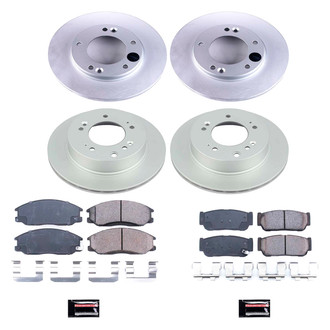 PowerStop® - Z17 Evolution Geomet® Plain Front and Rear Brake Kit