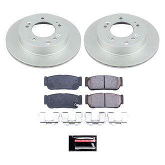 PowerStop® - Z17 Evolution Geomet® Plain Rear Brake Kit