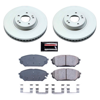 PowerStop® - Z17 Evolution Geomet® Plain Front Brake Kit