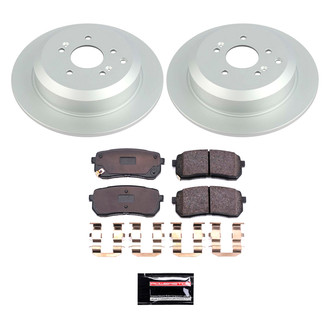 PowerStop® - Z17 Evolution Geomet® Plain Rear Brake Kit