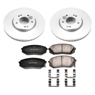 PowerStop® - Z17 Evolution Geomet® Plain Front Brake Kit