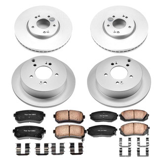 PowerStop® - Z17 Evolution Geomet® Plain Front and Rear Brake Kit