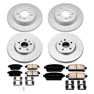 PowerStop® - Z17 Evolution Geomet® Plain Brake Kit