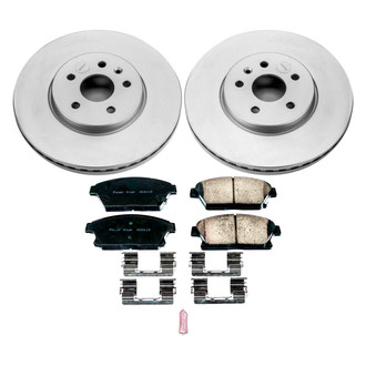 PowerStop® - Z17 Evolution Geomet® Plain Front Brake Kit