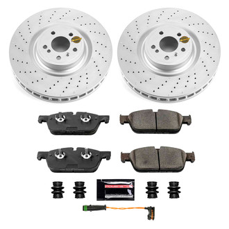PowerStop® - Z17 Evolution Geomet® Plain Front Brake Kit