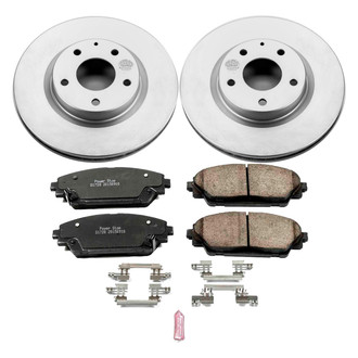 PowerStop® - Z17 Evolution Geomet® Plain Front Brake Kit