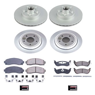 PowerStop® - Z17 Evolution Geomet® Plain Front and Rear Brake Kit
