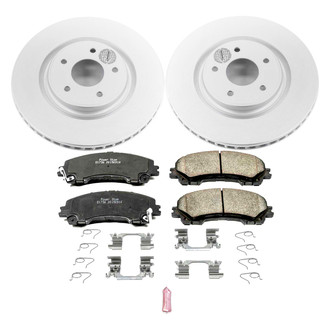PowerStop® - Z17 Evolution Geomet® Plain Front Brake Kit