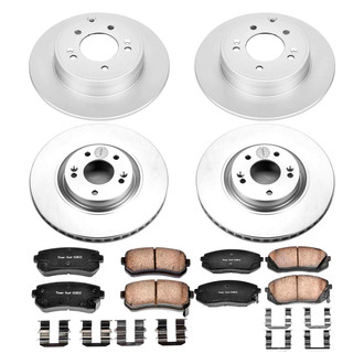 PowerStop® - Z17 Evolution Geomet® Plain Brake Kit