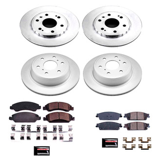 PowerStop® - Z17 Evolution Geomet® Plain Front and Rear Brake Kit