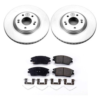 PowerStop® - Z17 Evolution Geomet® Plain Front Brake Kit