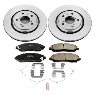 PowerStop® - Z17 Evolution Geomet® Plain Front Brake Kit