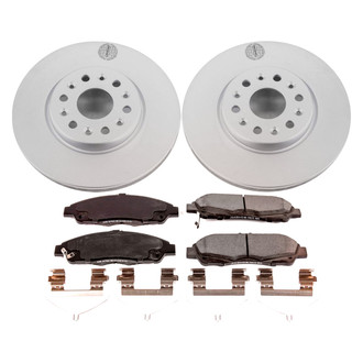 PowerStop® - Z17 Evolution Geomet® Plain Front Brake Kit