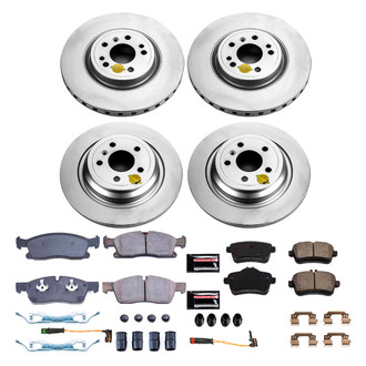 PowerStop® - Z17 Evolution Geomet® Plain Front and Rear Brake Kit