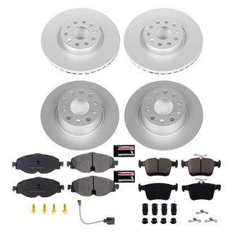PowerStop® - Z17 Evolution Geomet® Plain Front and Rear Brake Kit