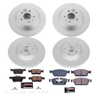 PowerStop® - Z17 Evolution Geomet® Plain Brake Kit