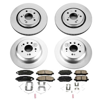 PowerStop® - Z17 Evolution Geomet® Plain Brake Kit