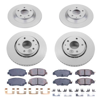 PowerStop® - Z17 Evolution Geomet® Plain Front and Rear Brake Kit