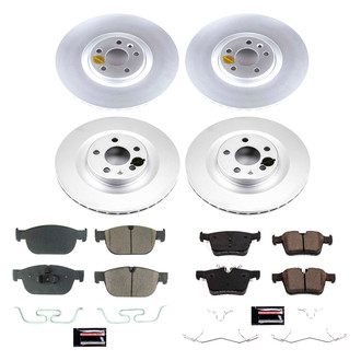 PowerStop® - Z17 Evolution Geomet® Plain Front and Rear Brake Kit
