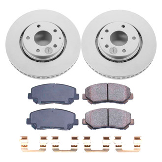 PowerStop® - Z17 Evolution Geomet® Plain Front Brake Kit