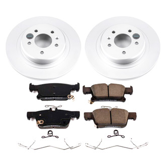 PowerStop® - Z17 Evolution Geomet® Plain Rear Brake Kit
