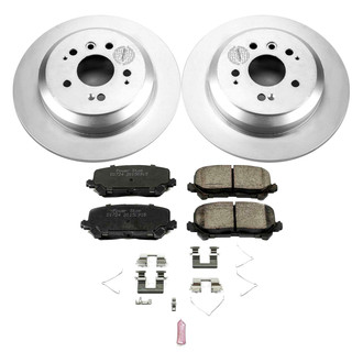 PowerStop® - Z17 Evolution Geomet® Plain Rear Brake Kit