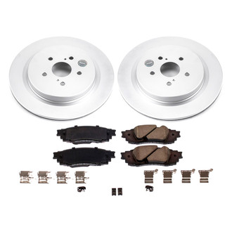 PowerStop® - Z17 Evolution Geomet® Plain Rear Brake Kit