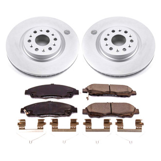 PowerStop® - Z17 Evolution Geomet® Plain Front Brake Kit